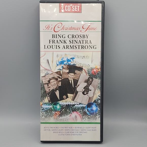 Bing Crosby, Frank Sinatra, Louis Armstrong Its Christmas Time CD Set - Picture 1 of 12